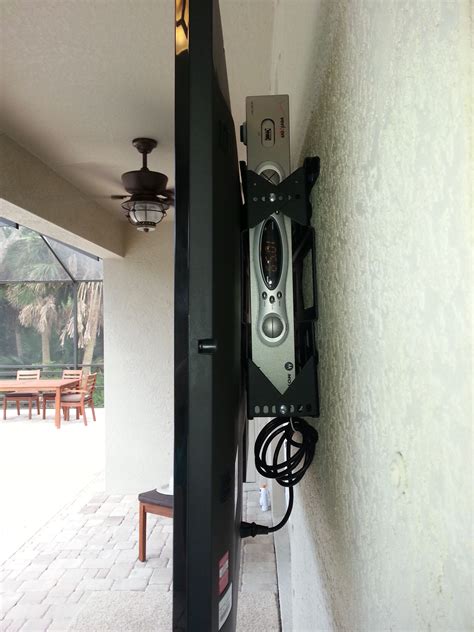 wall mount bracket for cable box|cable box mounted behind tv.